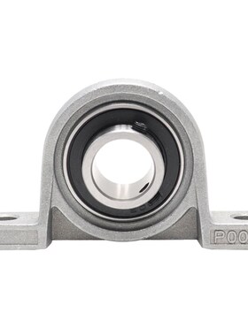 锌合金带座轴承KP002 内径15mm 立式P002座 微型K002外球面支架