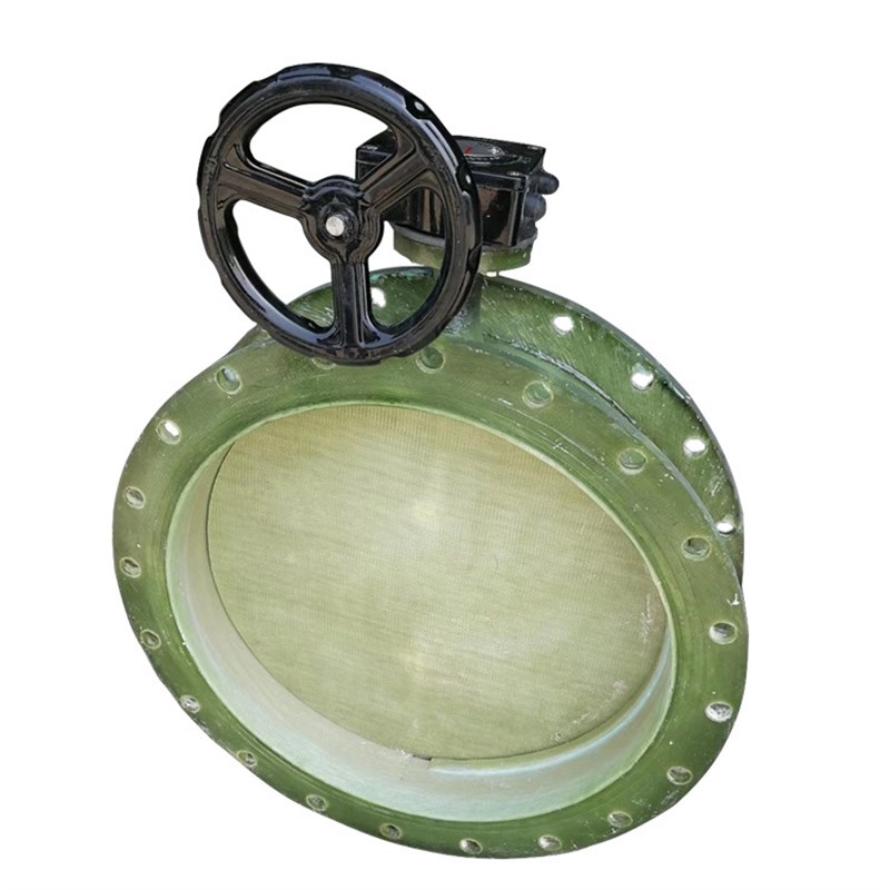 新销售玻璃钢阀门管道风量调节蝶阀玻璃钢手动电动气动风阀品