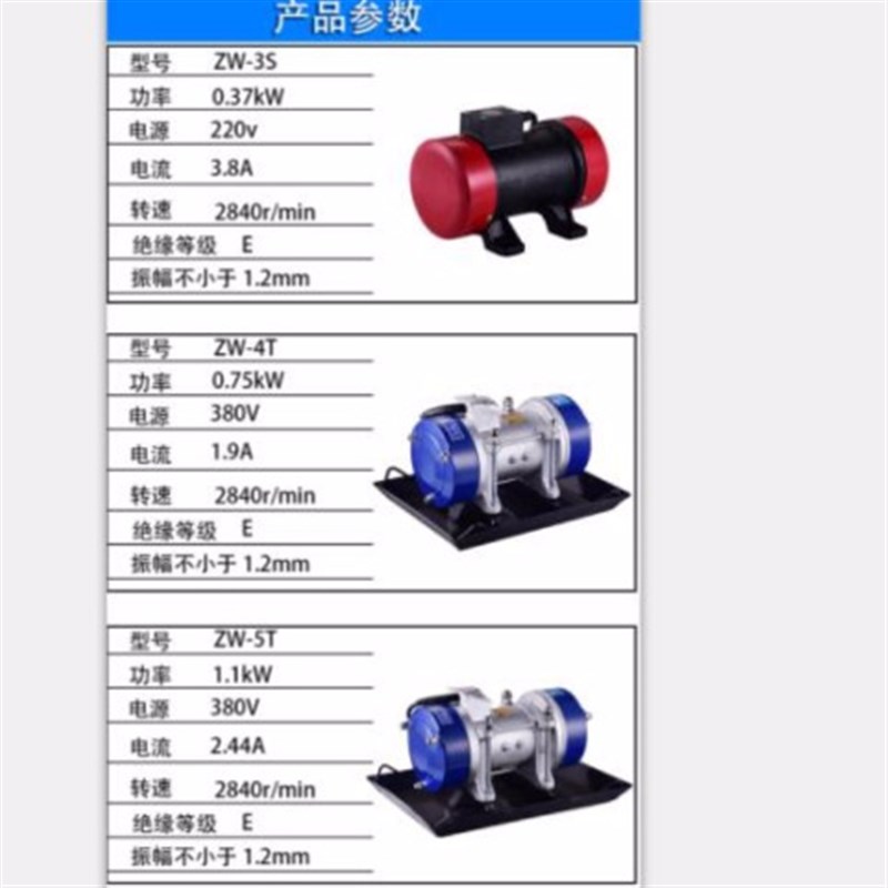 附着式平板单 三相水泥混凝土震动器C全铜电机380v 220v振动器