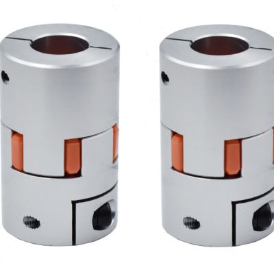 铝合金电机10垫梅花联轴器伺服马达大扭矩连轴器电动机丝杆编码器