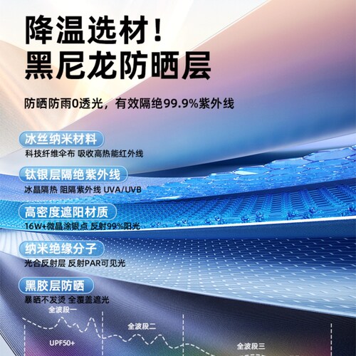 茜锁全自动雨伞男女晴雨两用加大加厚晒抗UV折叠遮阳伞遮阳伞