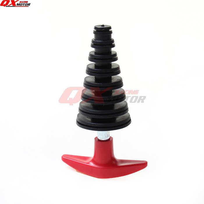 越野摩托车改装配件 排气管堵头  排气塞 防水塞 大小号可选