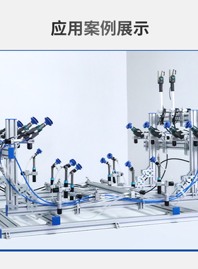 气动真空吸盘金具机械手配件抱具气缸VFGD30-20双动作用夹具20-20