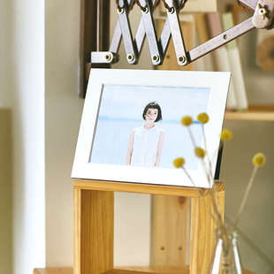 青空馆卡纸摆台现代简约10寸创意相框8寸高清打印婚纱儿童照片墙