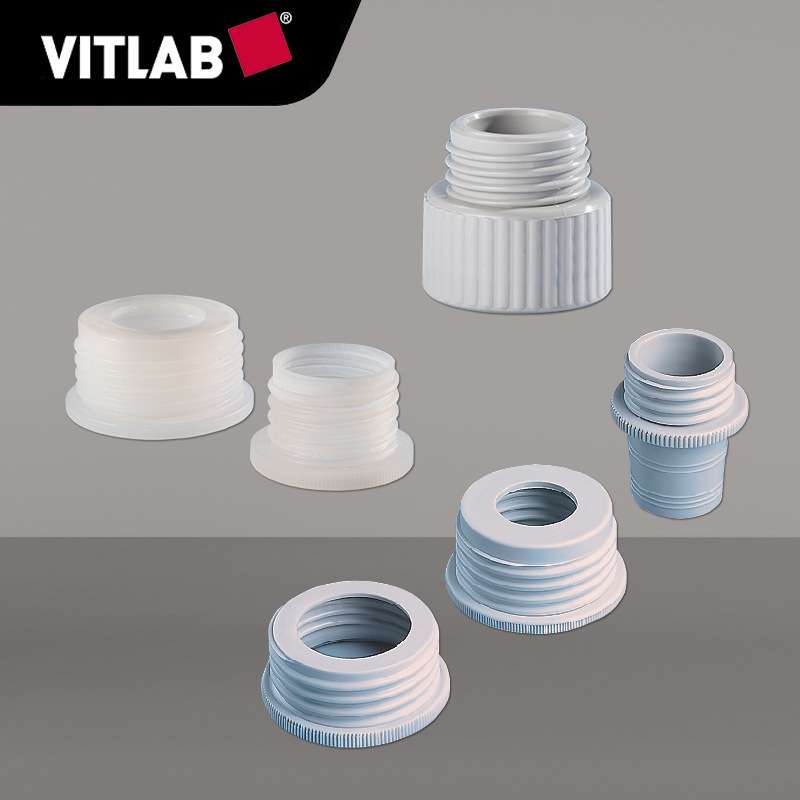 德国VITLAB瓶口分液器适用瓶口适配器瓶口移液器螺纹转接头