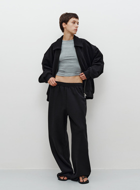 FILGood 100%棉卫裤460g毛圈面料 宽松阔腿无性别款FG04P01