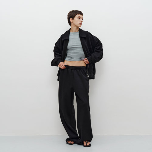 FILGood 100%棉卫裤460g毛圈面料 宽松阔腿无性别款FG04P01