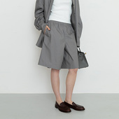 周年庆 FILGood 100%棉灰色休闲五分裤 短裤 FG03P05