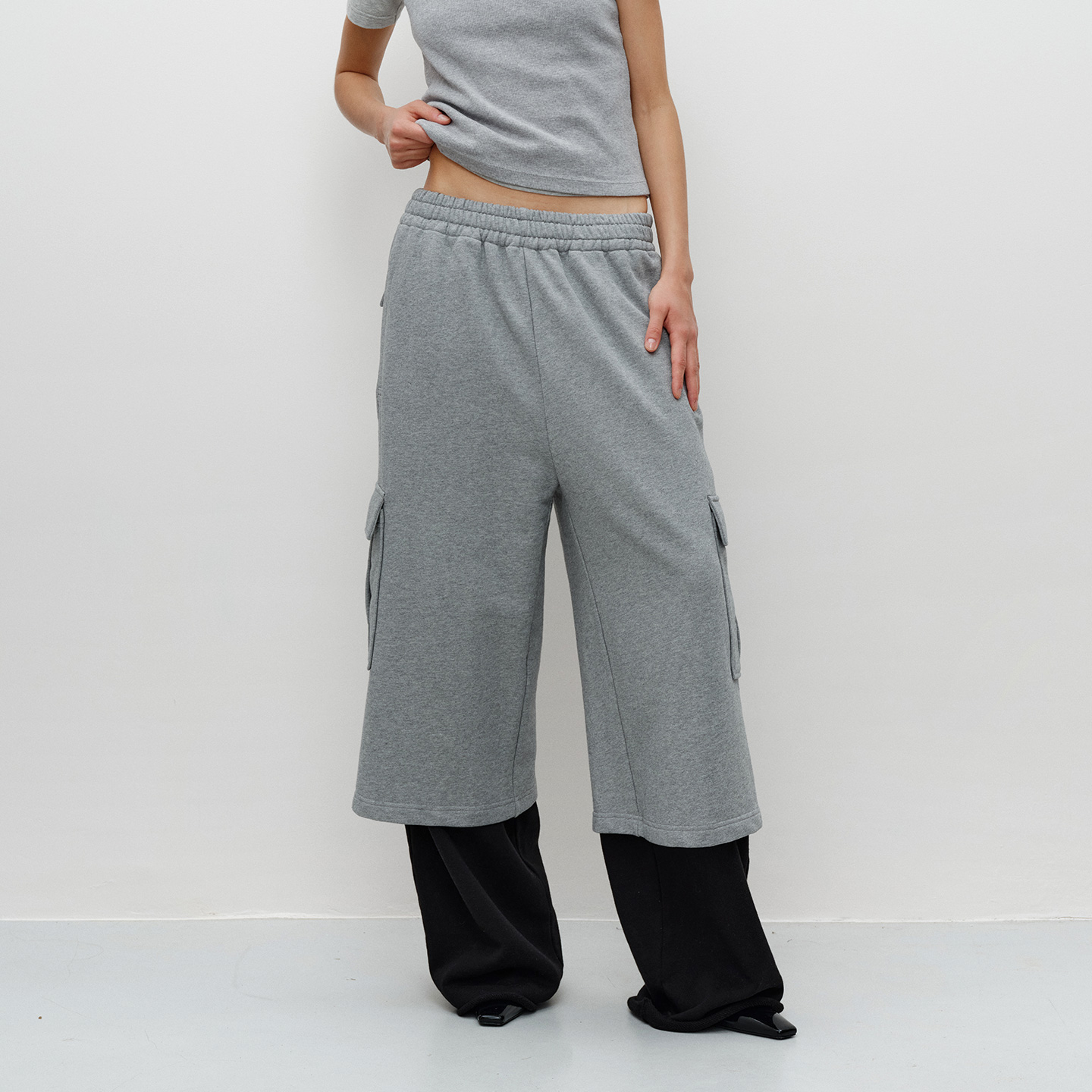 FILGood 七分阔腿工装裤 重磅毛圈布 立体廓形 无性别款FG03P01