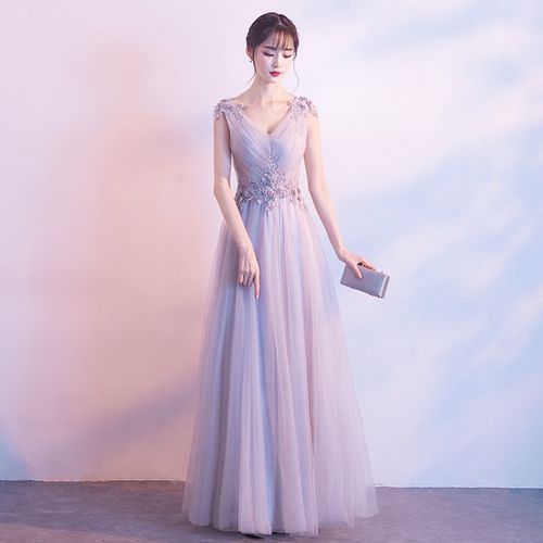 轻礼服日常可穿2024新款高三女生毕业礼J服长款成人礼18岁女孩礼