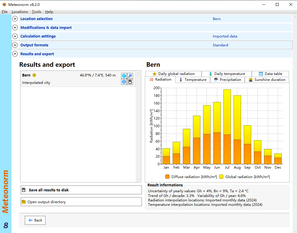 Meteonorm8.2.0光伏气象数据软件  光伏软件