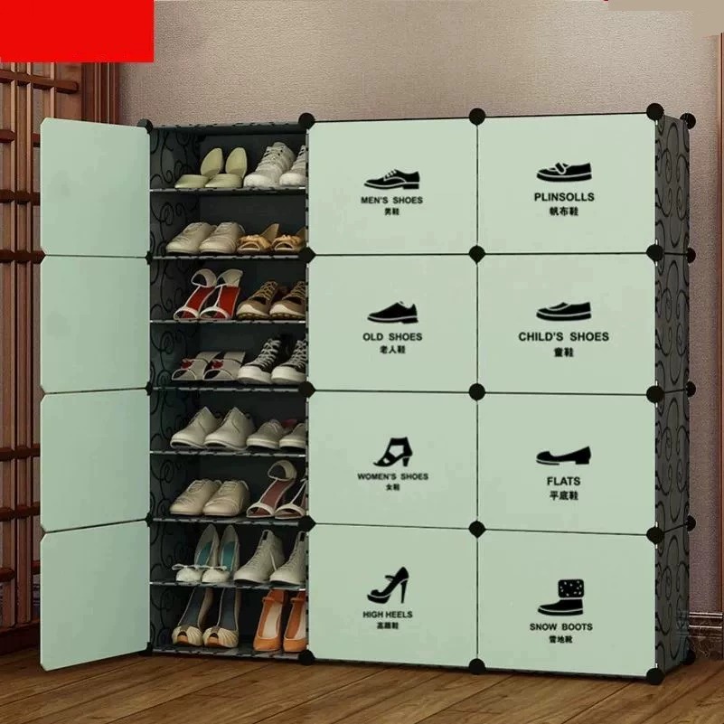 简易鞋柜家用防尘耐用收纳神器超大容量鞋架子多层组装经济型门口