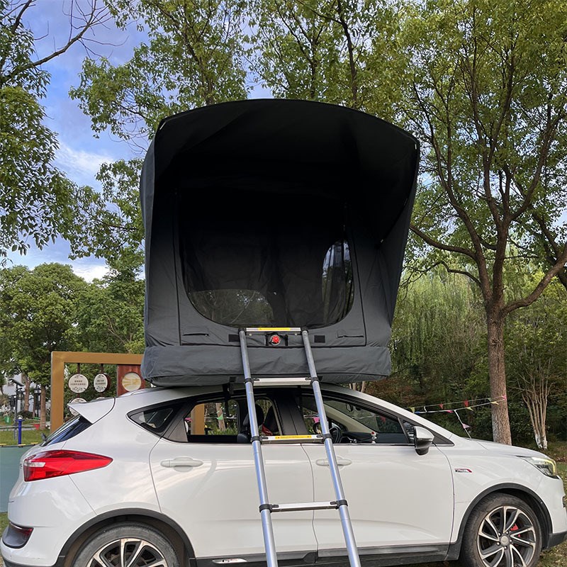 便携式离地露营帐篷 户外防晒防雨野营帐篷速开汽车车顶充气帐篷