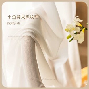 窗帘纱帘透光不透人阳台卧室飘窗E免打孔防勾丝客厅X隔断梦幻白纱