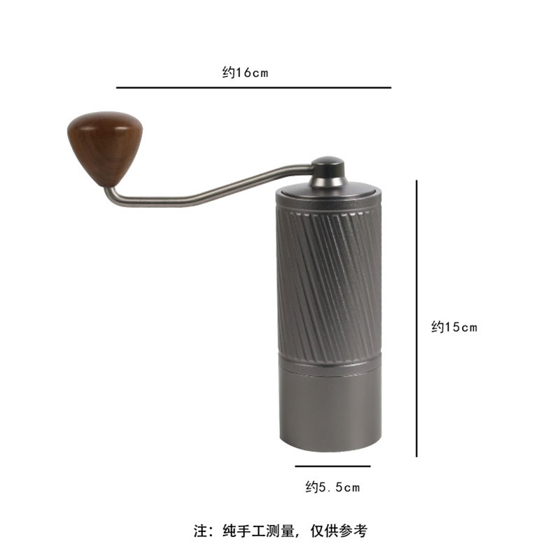 咖啡手摇磨豆机 户外野营便携式不锈钢磨头咖啡豆手摇磨豆机