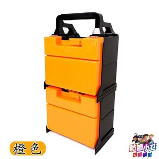 四驅(qū)車收納154j24田宮工具箱箱零配件拉面箱雙層箱95086自制
