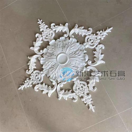 直销厂促品盘镂空雕花悬吊式天花板造型拼花法式石膏线美式装修天