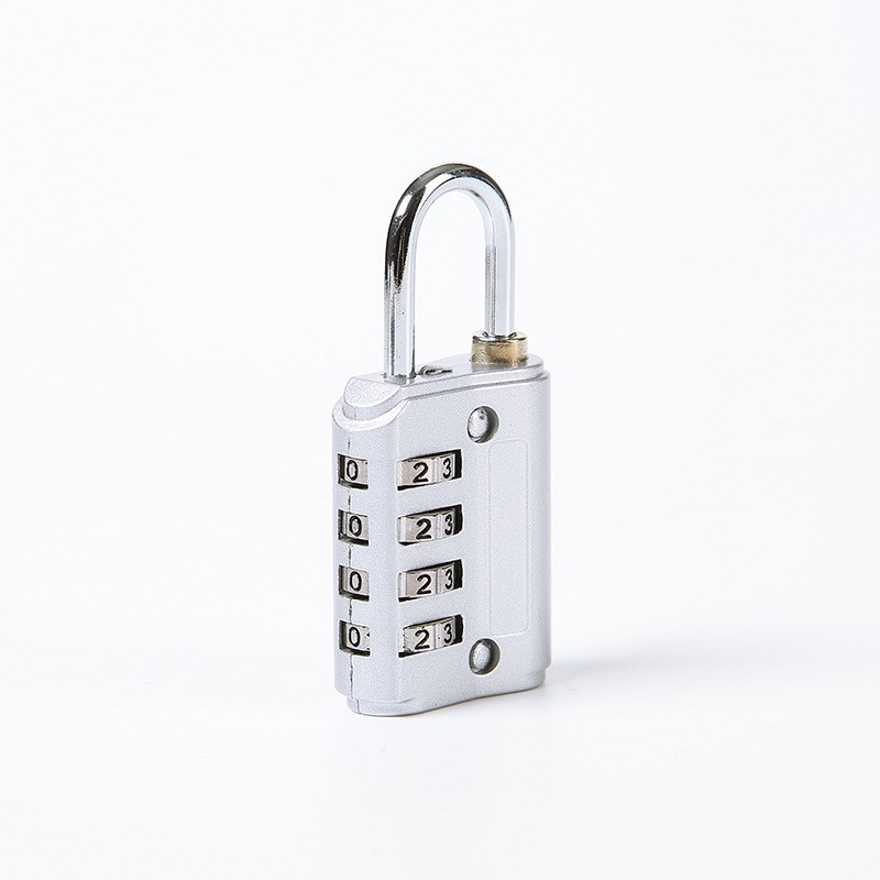 密码锁挂锁 四位健身房柜子柜门宿舍学生锁头锁子迷你行李箱挂锁