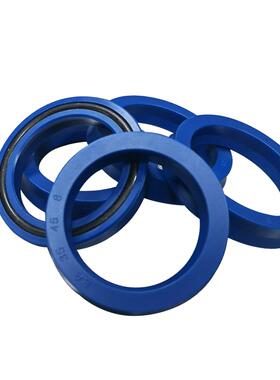 优质蓝色BA型轴用组合聚氨酯密封圈 混凝土泵车 重型机械油封