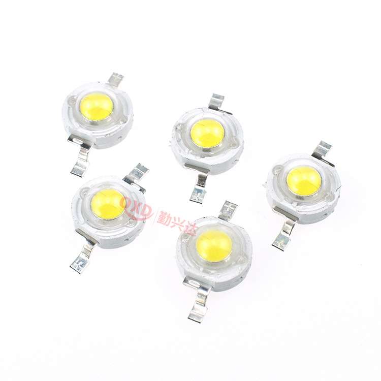 1W/3W大功率led灯珠  1W/3W正白光 暖白光100-110流明贴片铝支架