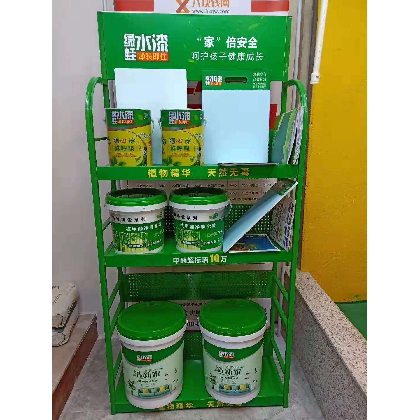 瓷砖胶展架填缝胶展架机油展架防水涂料油漆瓷砖胶密封胶展架货架