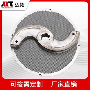 350型 无网模头网板S型刮刀过E滤器造粒机过滤网无丝网过滤板