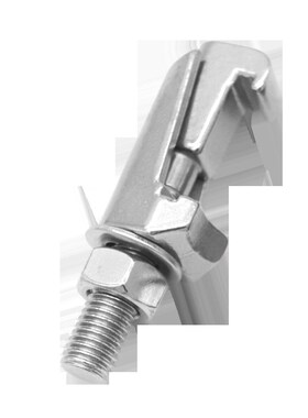 真空ISO双边卡箍钩型螺栓M8 M10 M12304不锈钢C型钩槽卡钳螺钉