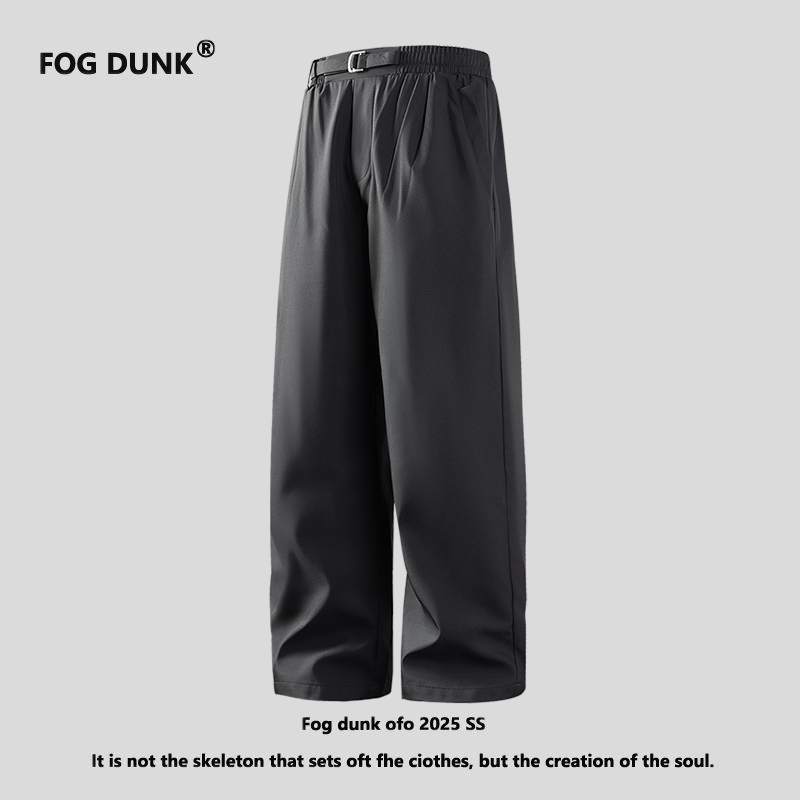 FOG DUNKFOG DUNK运动休闲裤美式潮牌春春季垂感直筒裤