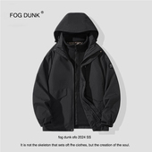 冲锋衣三合一冬季 FOG DUNK新款 外套男防水防暴雨户外进藏登山服