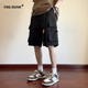 高街宽松多口袋休闲运动五分裤 FOG 夏季 美式 DUNK机能工装 短裤