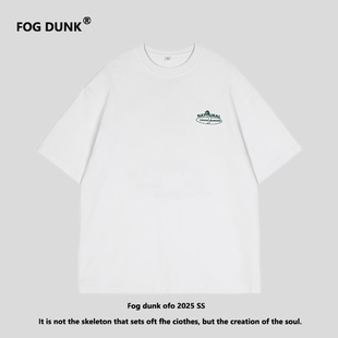FOG DUNK美式潮流青少年圆领T恤2025新款简约宽松百搭