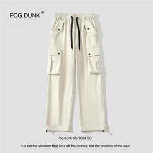 子青少年垂感休闲裤 FOG 阔腿裤 美式 潮 DUNK秋冬潮牌宽松运动卫裤