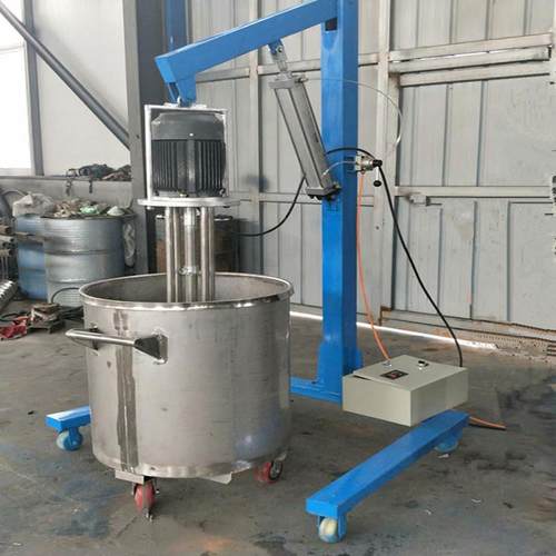 厂家供应乳化机不锈钢真空高速剪切均质移动式蛋黄酱乳化机