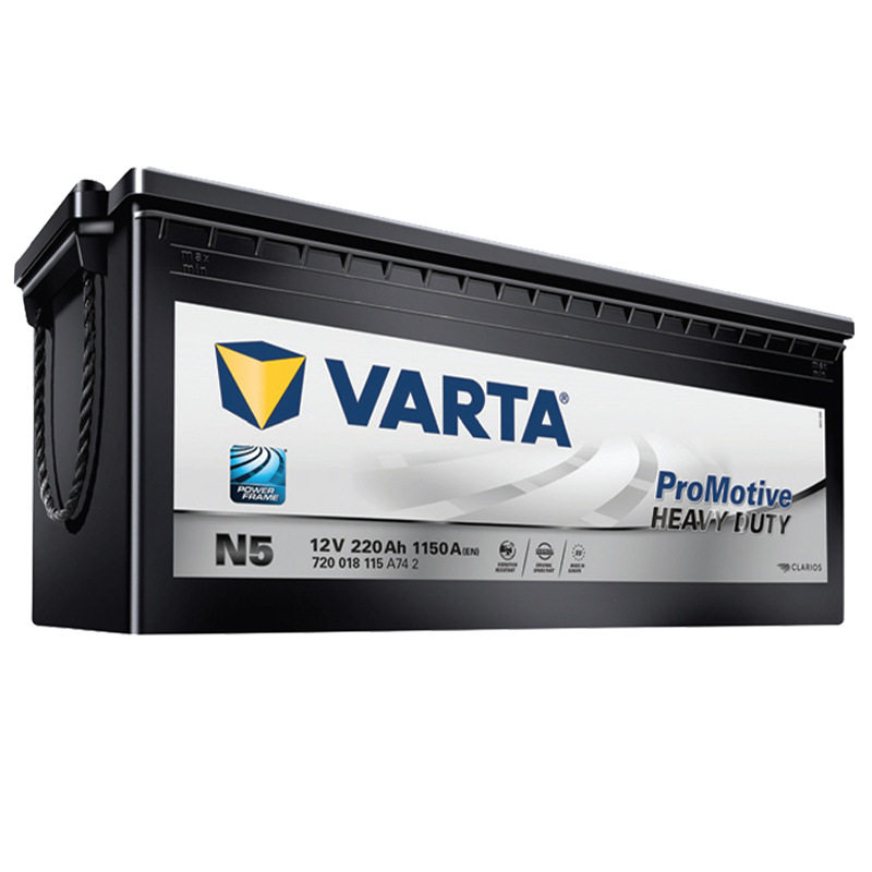 Varta蓄电池N5瓦尔塔12V220AH船舶发电机光伏太阳能(电瓶)