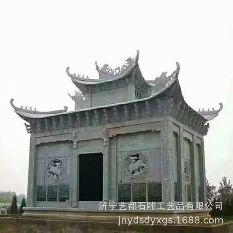 石屋石庙 厂家定制景区山林摆放各种规格石头屋 石头庙 价格优惠