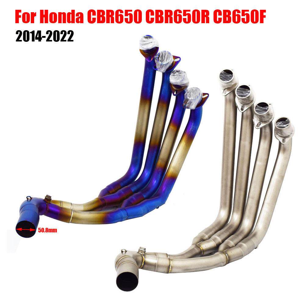 适用本田CB650F CBR650F CBR650 CBR650R 改装排气不锈钢前段 201