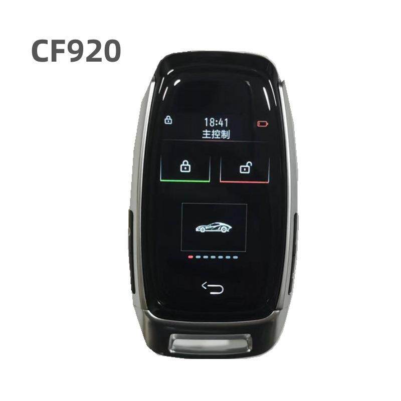 跨境CF920液晶钥匙Lcd Car Key适用改奥迪风格触摸屏智能汽车钥匙