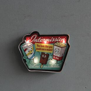 美式复古指示灯壁挂爆米花可乐造型铁艺装饰灯墙面LED壁饰灯