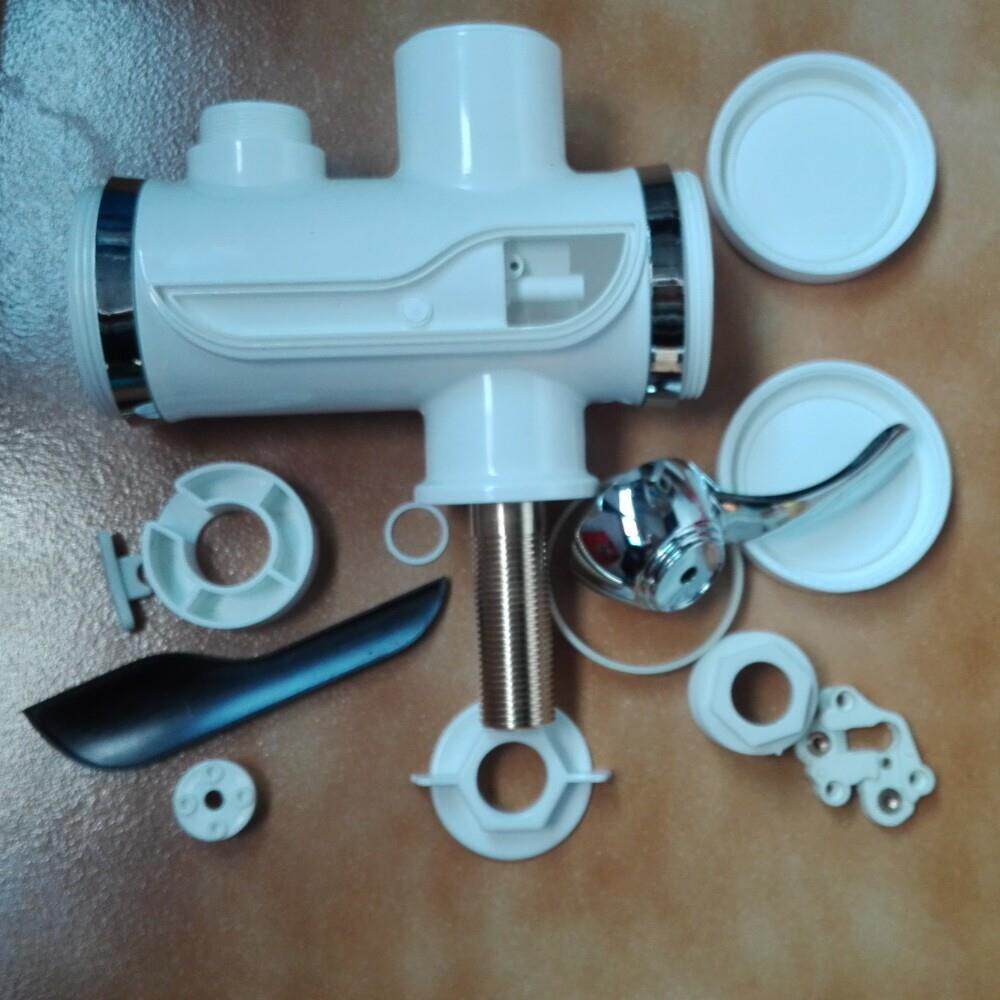 自产自销数字显示电热水龙头奇美777E特氟龙加热管下进侧进水散件