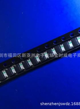 工厂专业封装反贴1205翠绿光灯珠小胶体1206反编带翠绿LED指示灯