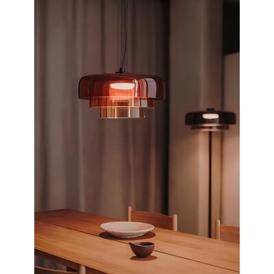 Levels丹麦玻璃餐厅小吊灯中古风卧室床头吊灯酒店餐饮单头餐桌灯