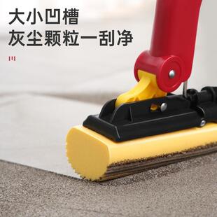 1Z5X美丽雅双飞燕免手洗胶棉海绵拖把头家用吸水对折挤水胶棉