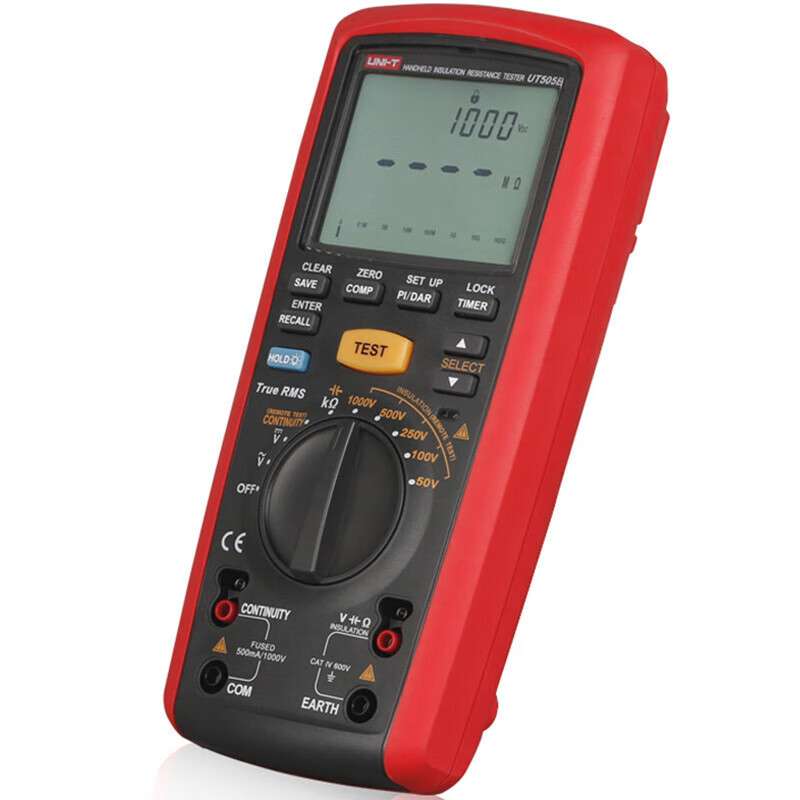 优利德UT505A/515A绝缘电阻仪UT512E/513B/516B数字兆欧表