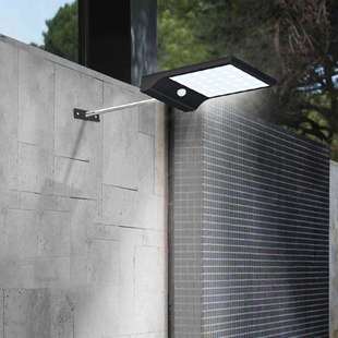 户外太阳能壁灯36Led运动感应防水灯花园路灯3模式高亮白光跨境单