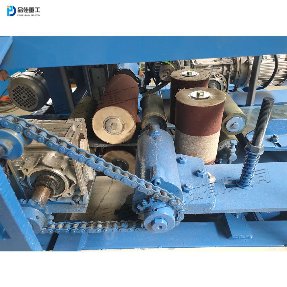 多用途四面砂光机 三道压辊窜动式打磨机 木材金属板抛光机