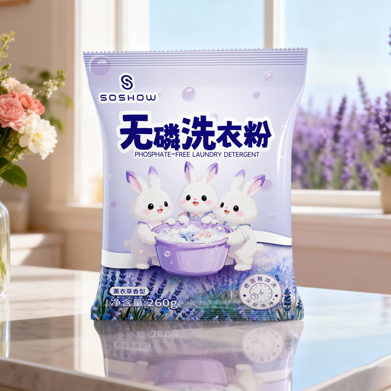 无磷洗衣粉香氛去渍袋装衣物洗涤家用实惠装学生宿舍用衣物清洁粉