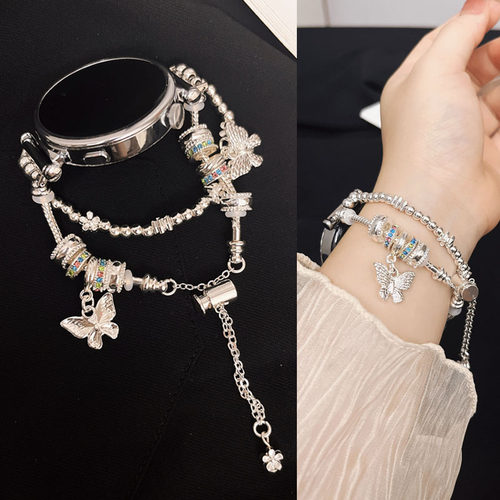 适用小米watch镶钻盘缠手链表带