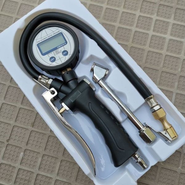 气带充气表显头汽车轮胎压监测器计数打加枪高精度气压表胎压表气
