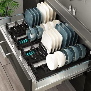 碗盘餐具厨房用品置物架碗碟收纳架沥水家用置物架间橱柜晾内碗架