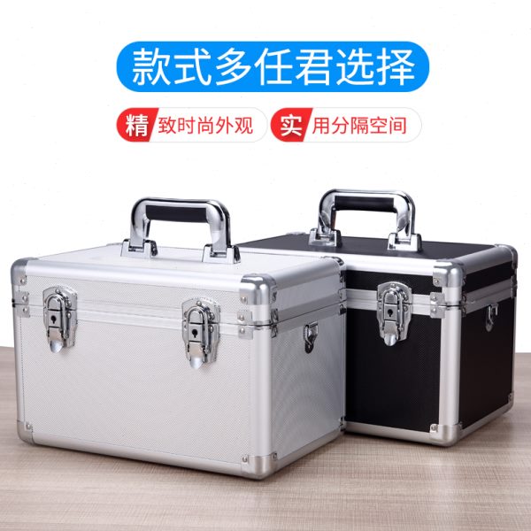 大号多功能家具定制维修五金工具箱铝合金手提美容箱车载仪器箱子